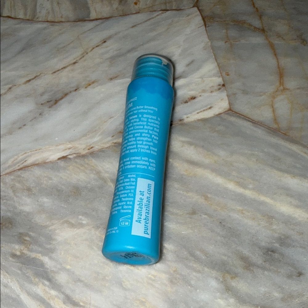 Pure Brazilian Daily Anti-Frizz Serum Leave-in Treatment 1oz Keratin Argan Oil